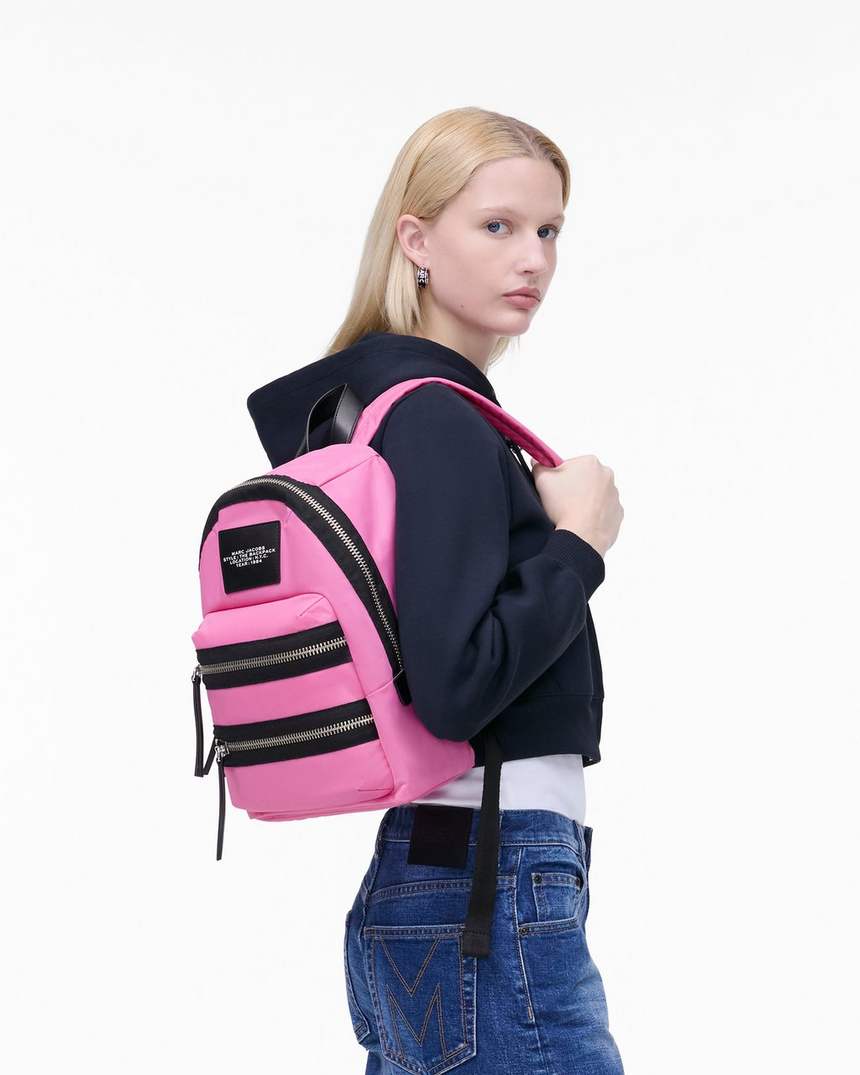 mochila média de nylon para motociclista