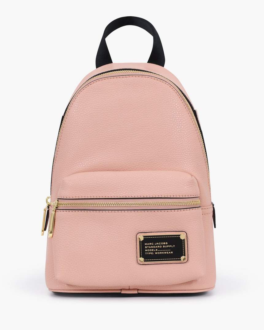 mochila pequena de couro para trabalho