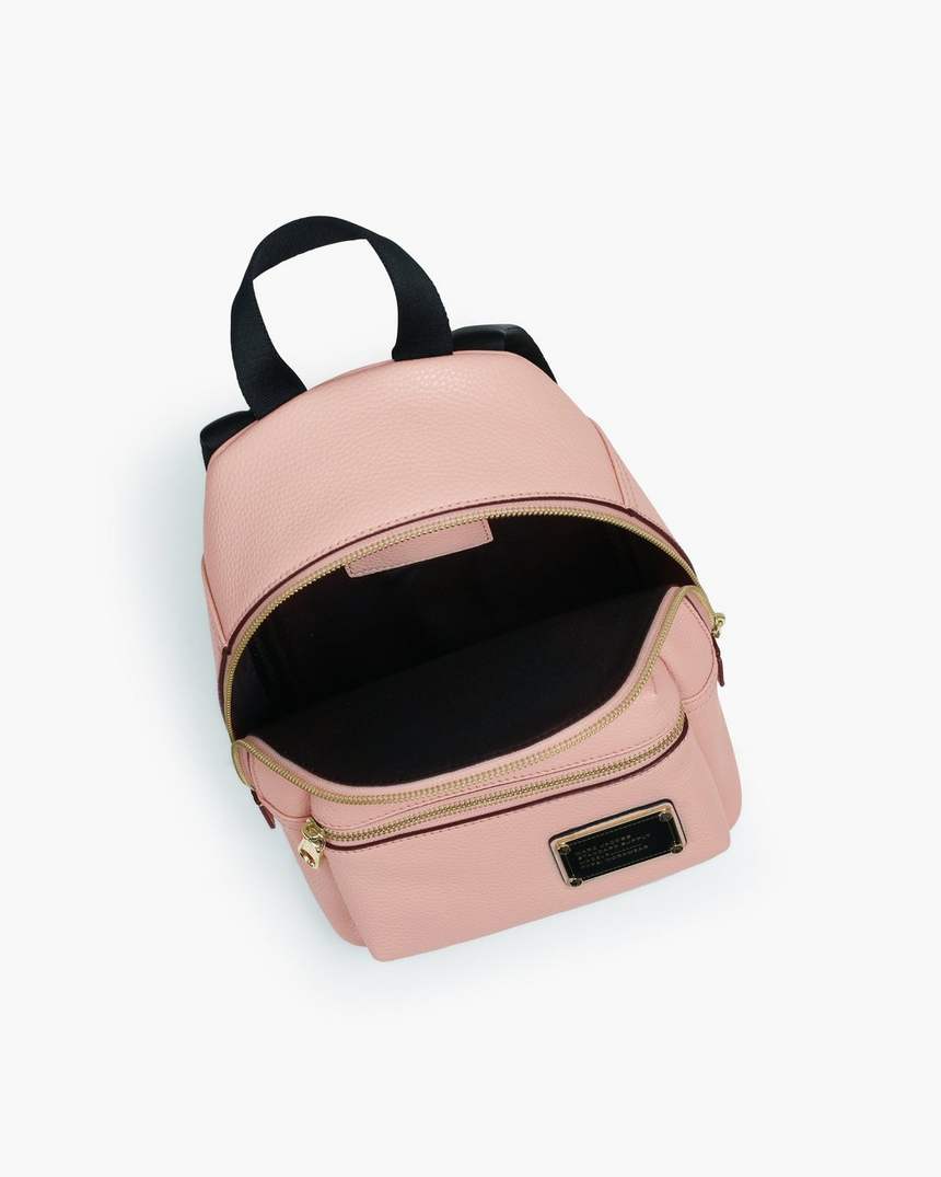 mochila pequena de couro para trabalho