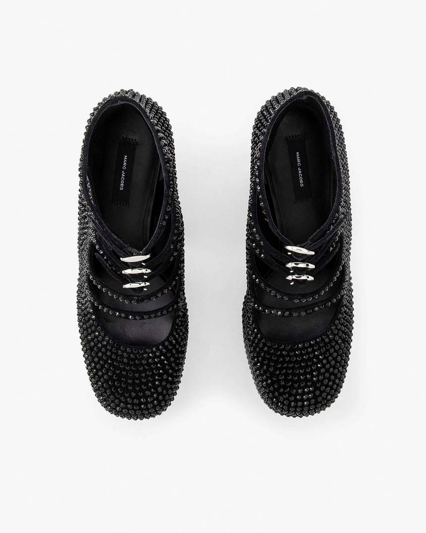 bota de cano curto kiki com strass