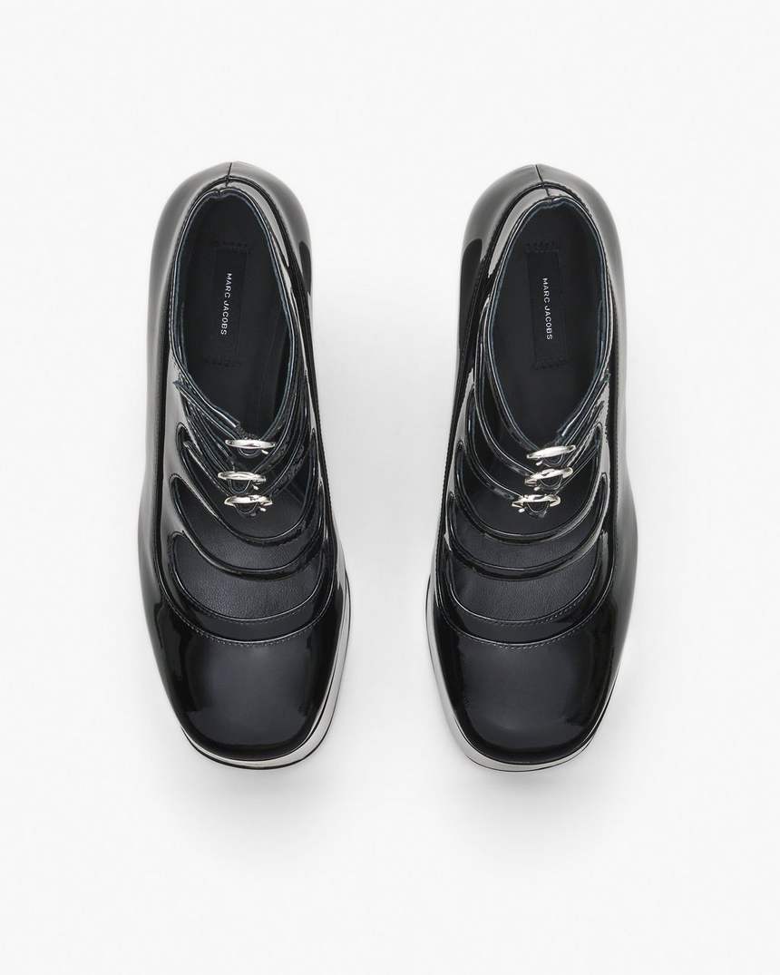bota de cano curto kiki em verniz