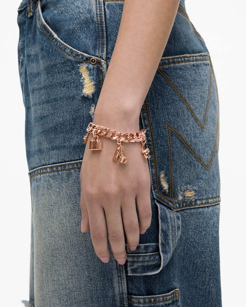 pulseira mini icon charm marc jacobs