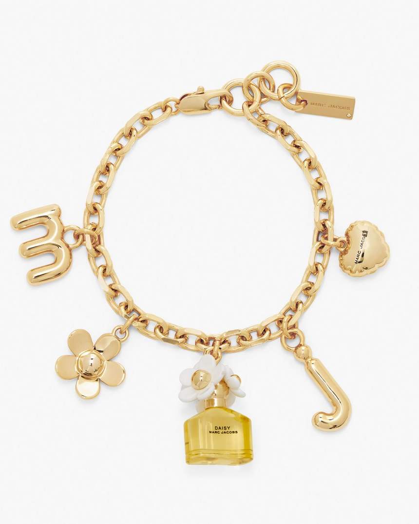 pulseira com pingente de margarida