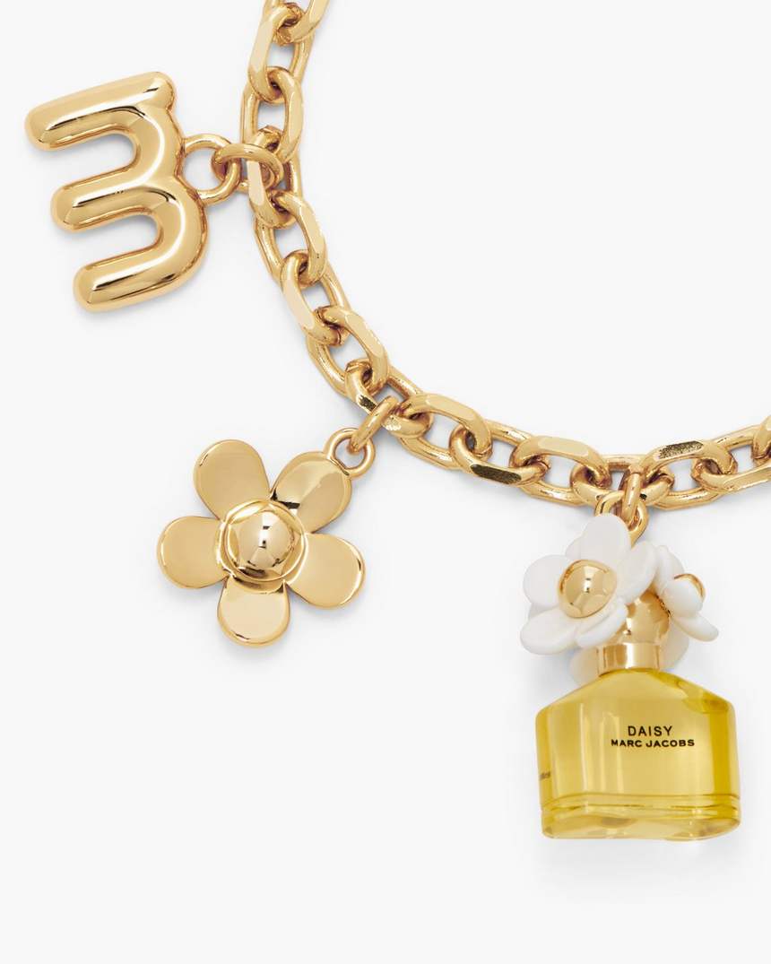 pulseira com pingente de margarida