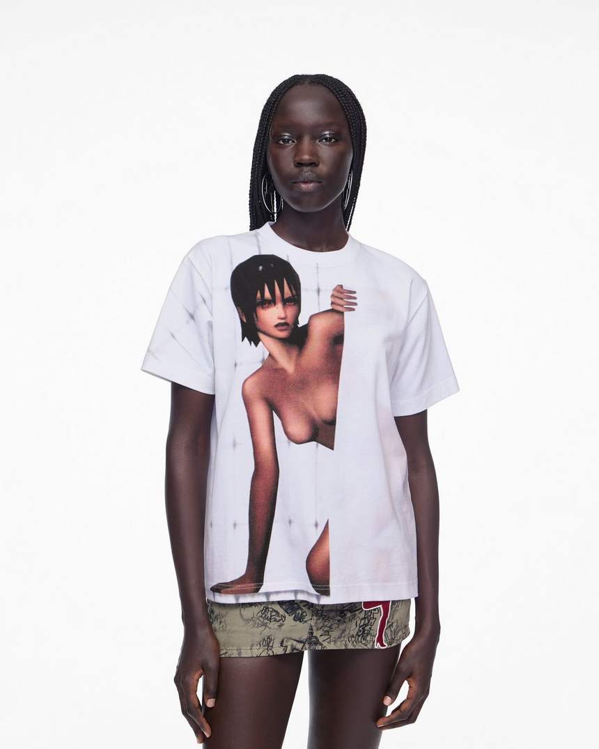 camiseta mowalola box
