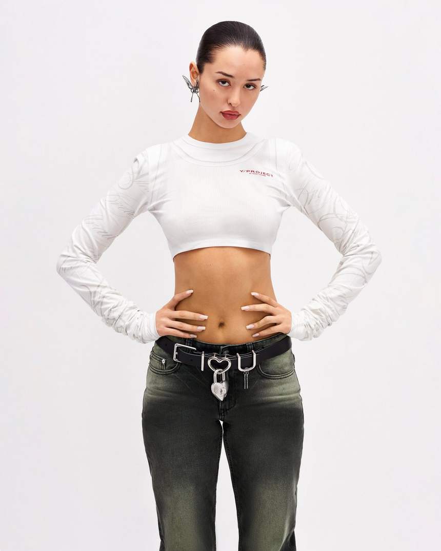 blusa de manga comprida yproject