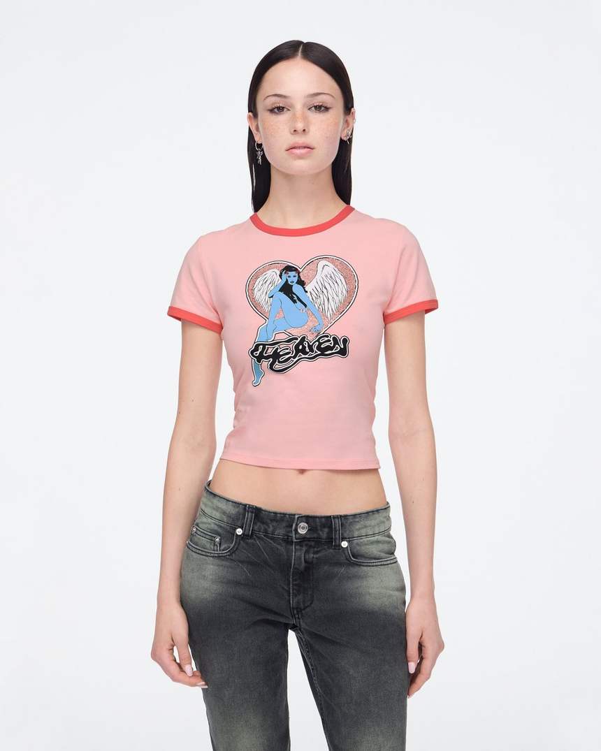 camiseta infantil anjo diabólico