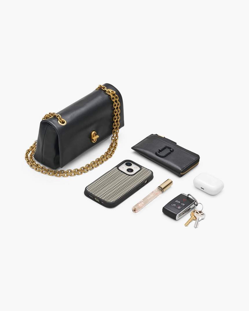 bolsa mini com corrente dupla