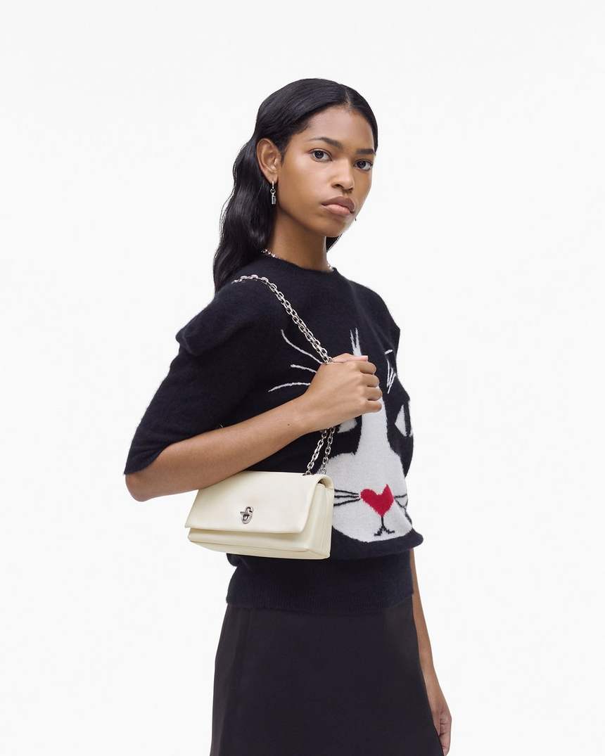 bolsa mini com corrente dupla