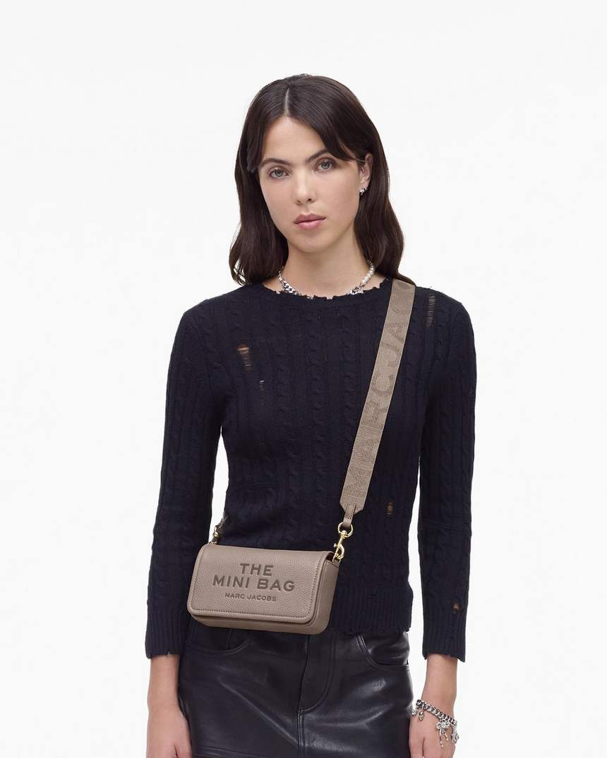 a mini bolsa de couro