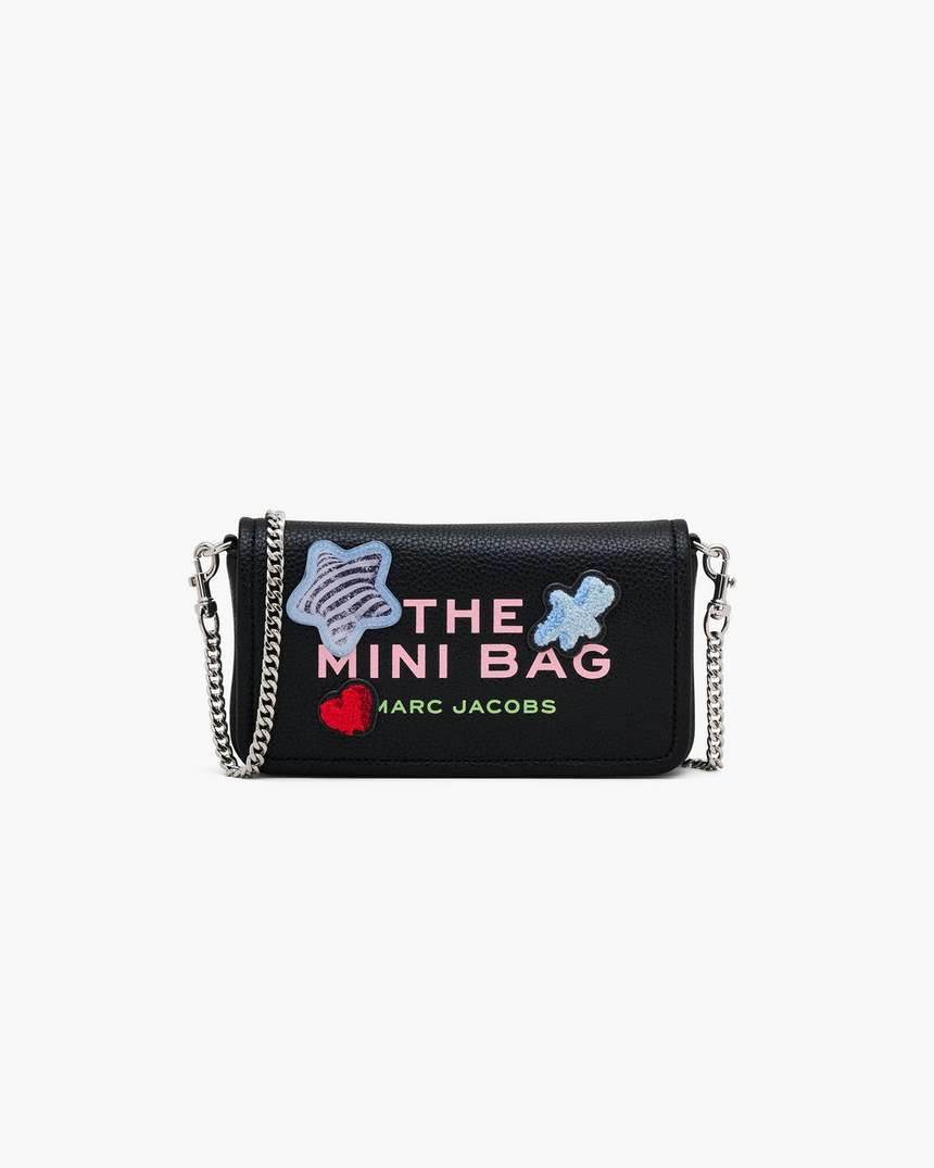 bolsa mini com adesivos