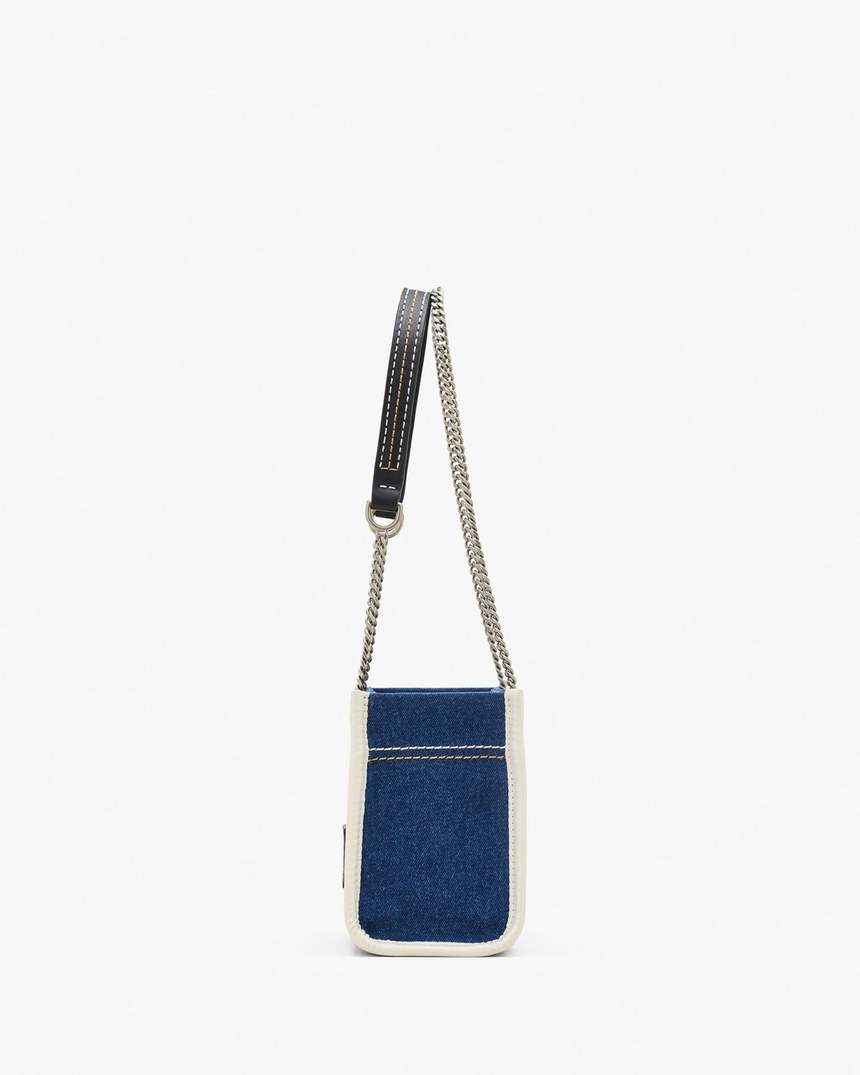 bolsa transversal de corrente jeans