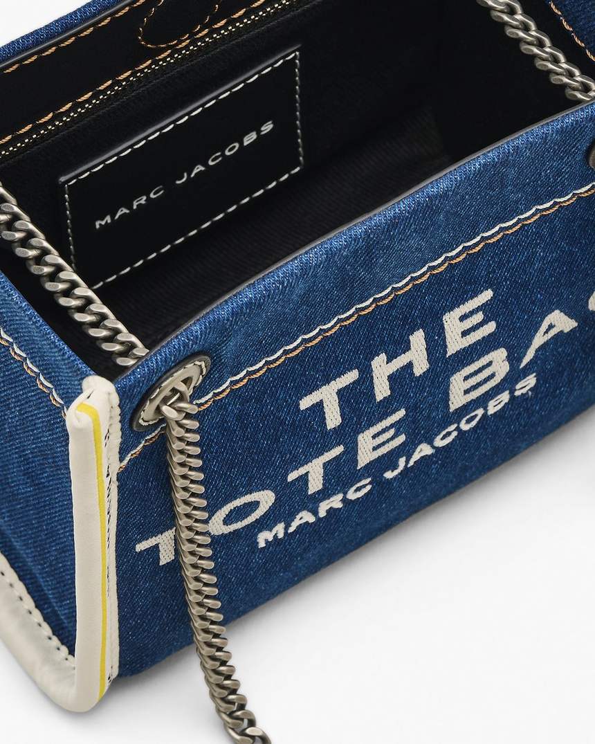 bolsa transversal de corrente jeans