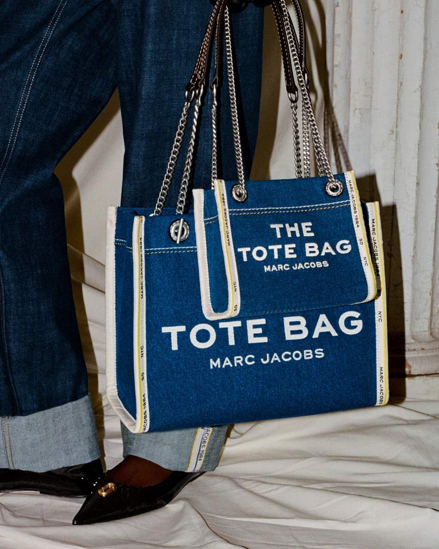 bolsa transversal de corrente jeans