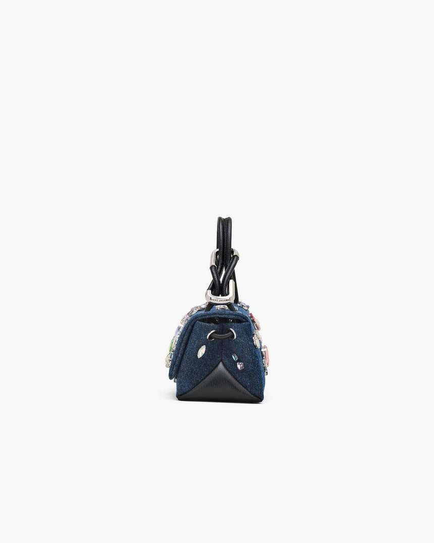 bolsa dupla mini gem denim