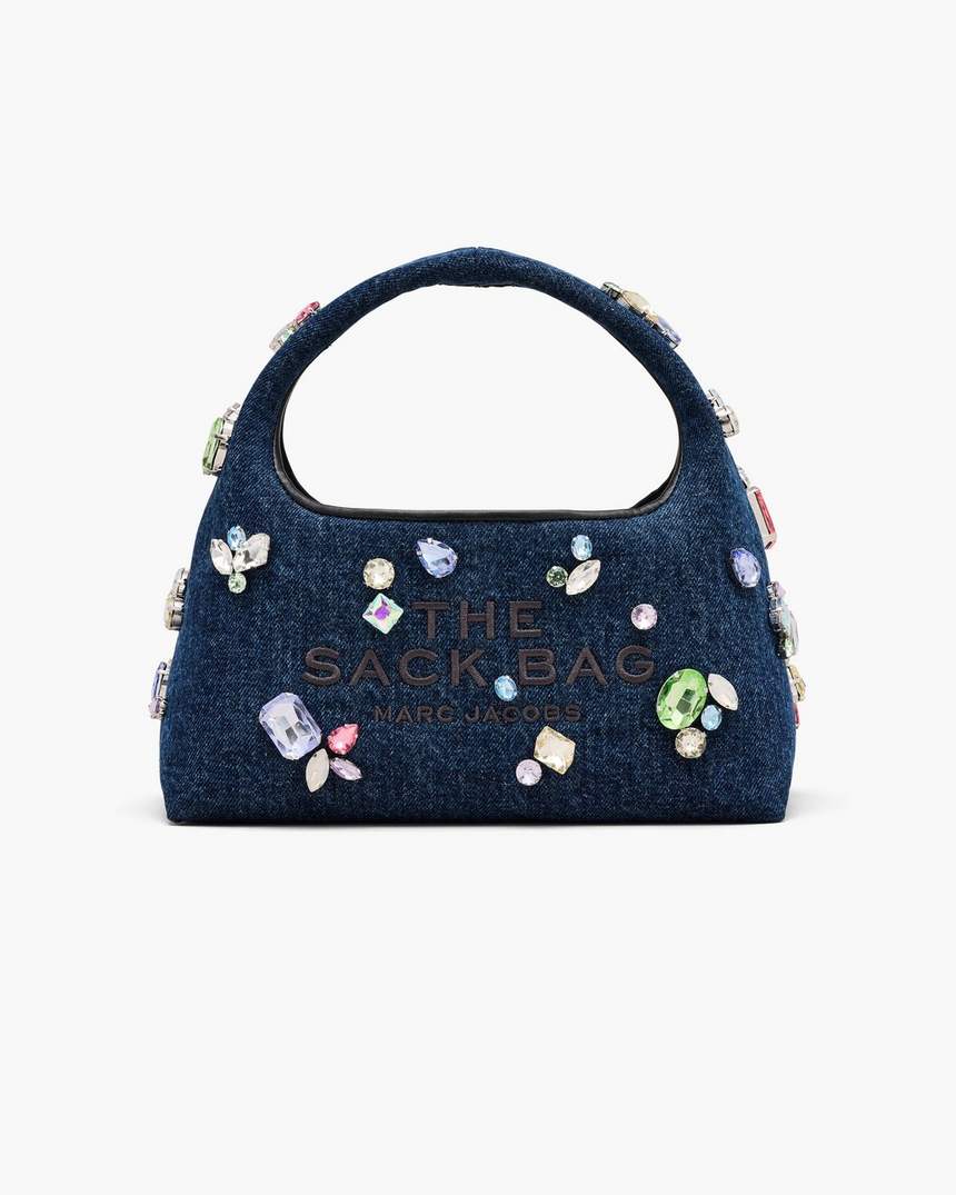 bolsa saco mini gem denim