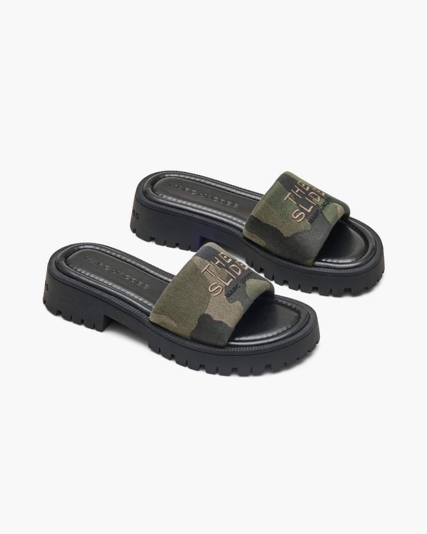 o chinelo camo jacquard com sola tratorada
