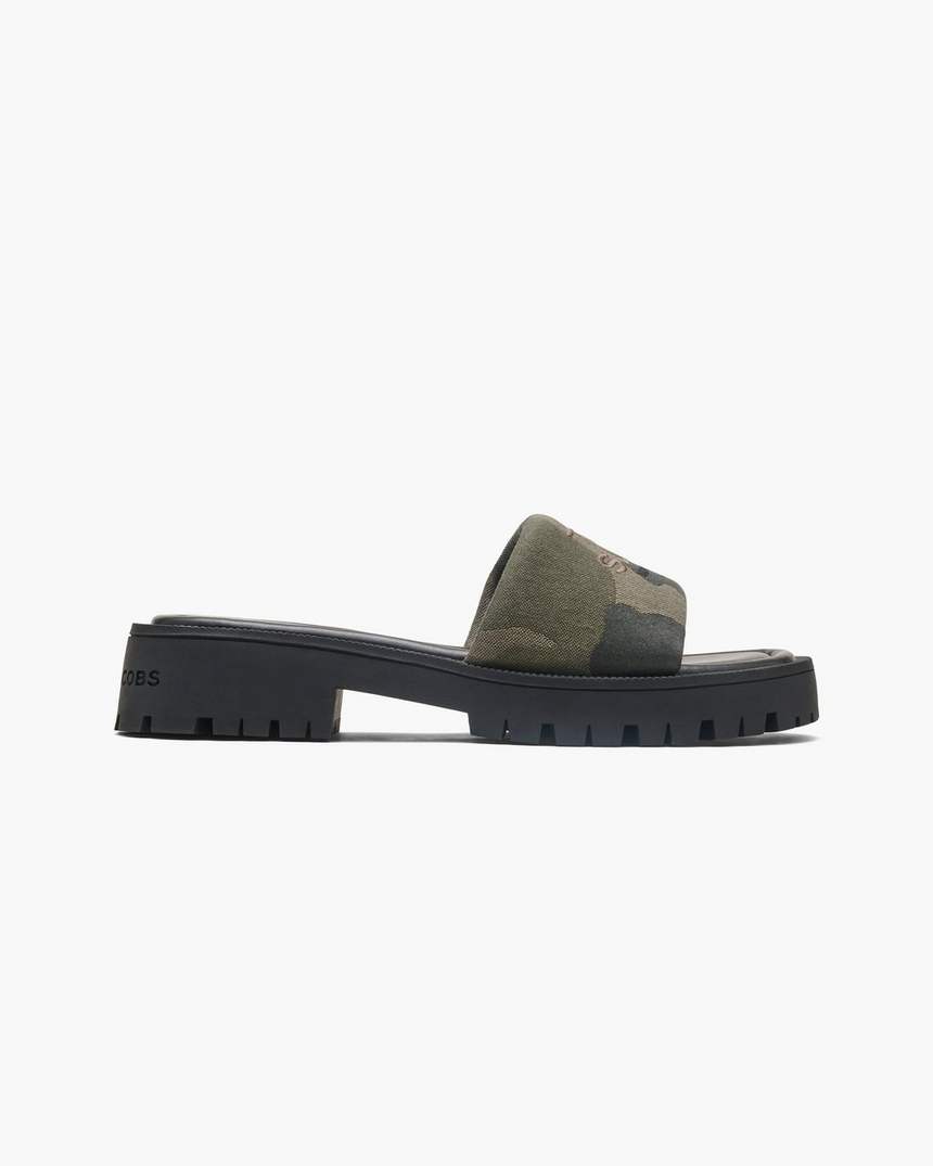 o chinelo camo jacquard com sola tratorada
