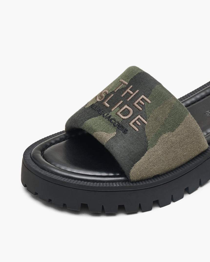 o chinelo camo jacquard com sola tratorada