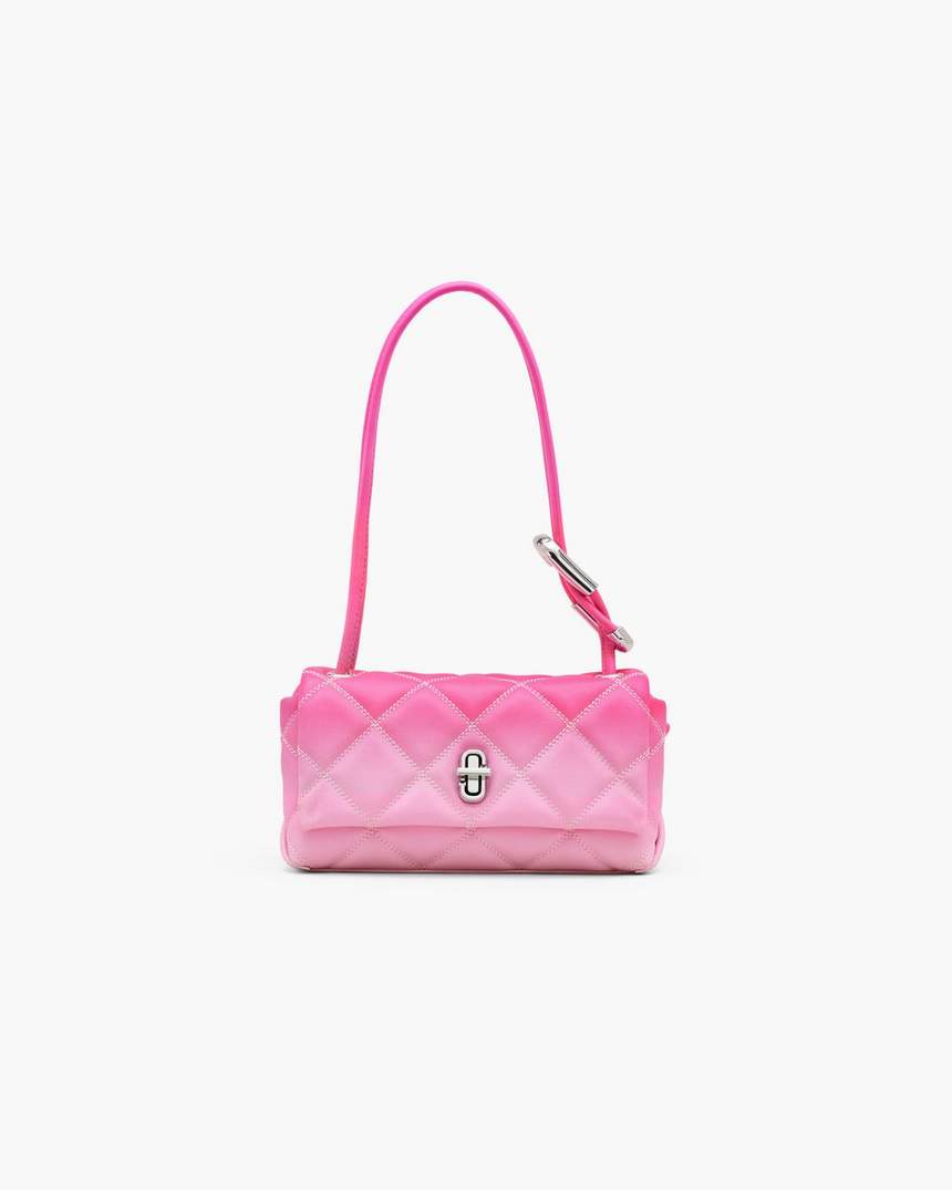 bolsa de ombro dupla mini ombré acolchoada