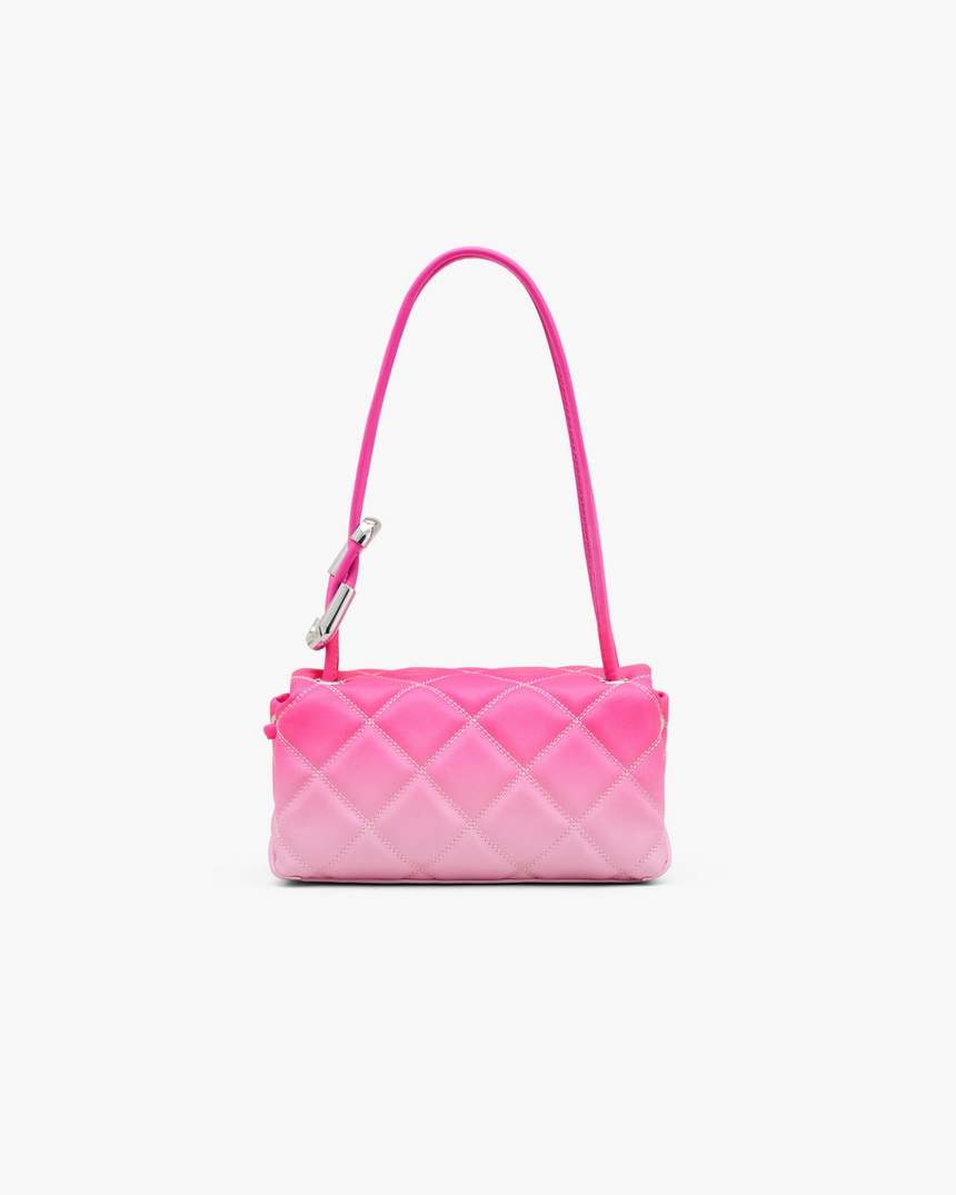 bolsa de ombro dupla mini ombré acolchoada