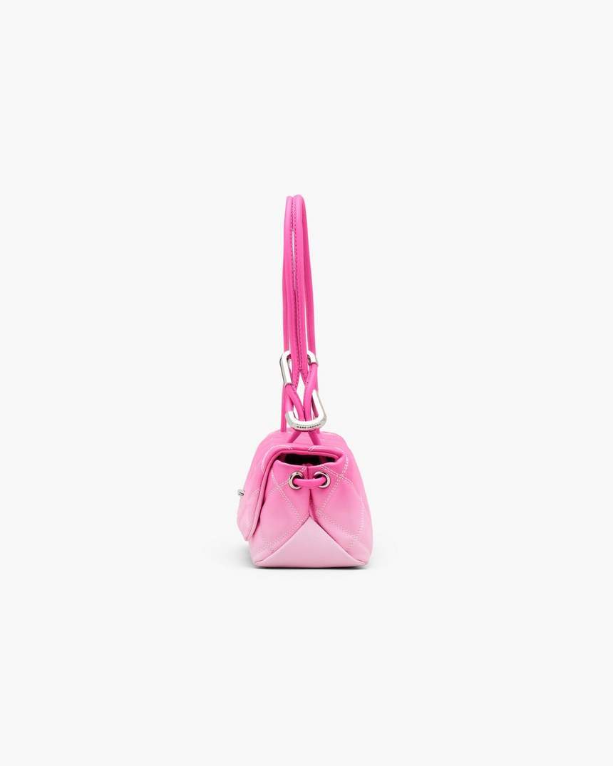 bolsa de ombro dupla mini ombré acolchoada