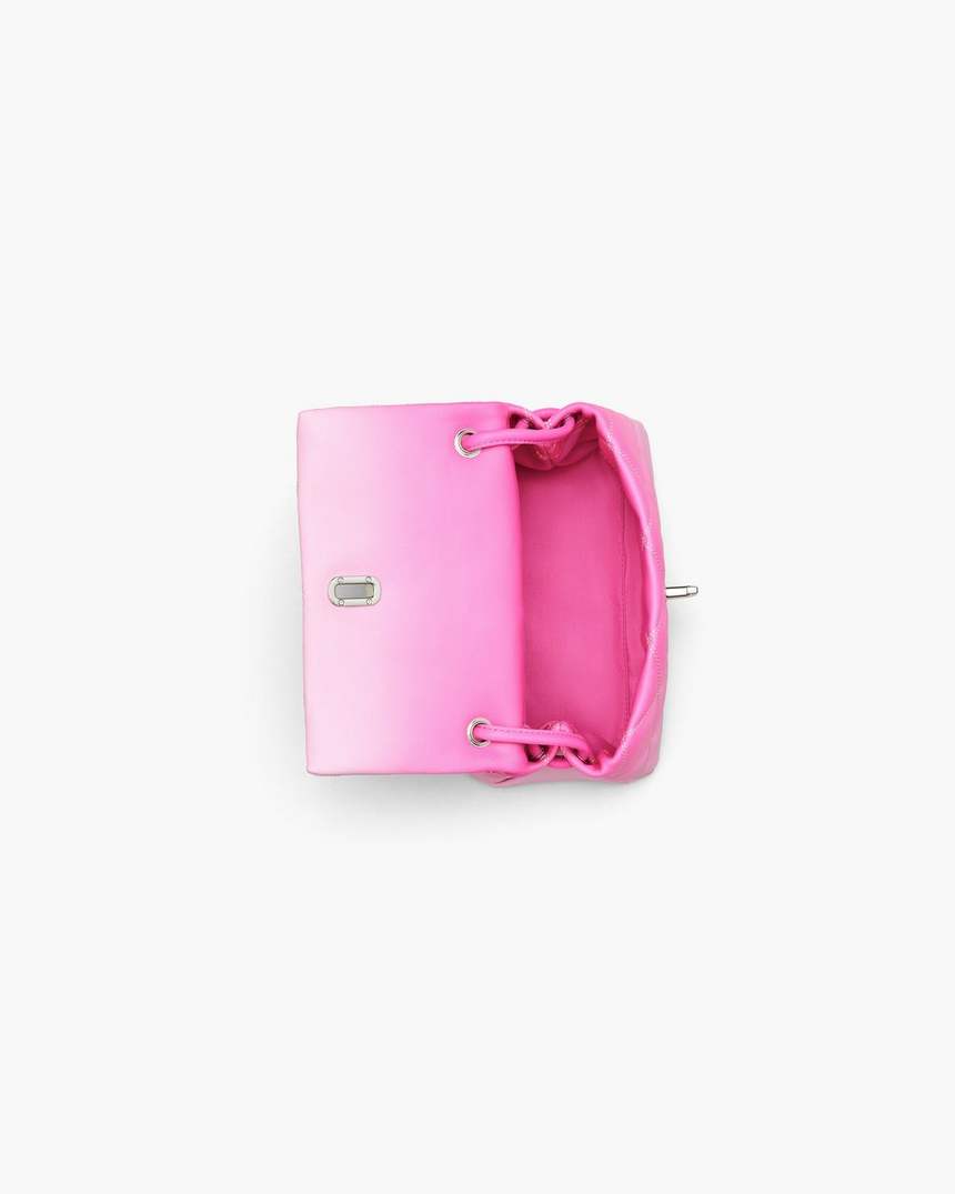 bolsa de ombro dupla mini ombré acolchoada