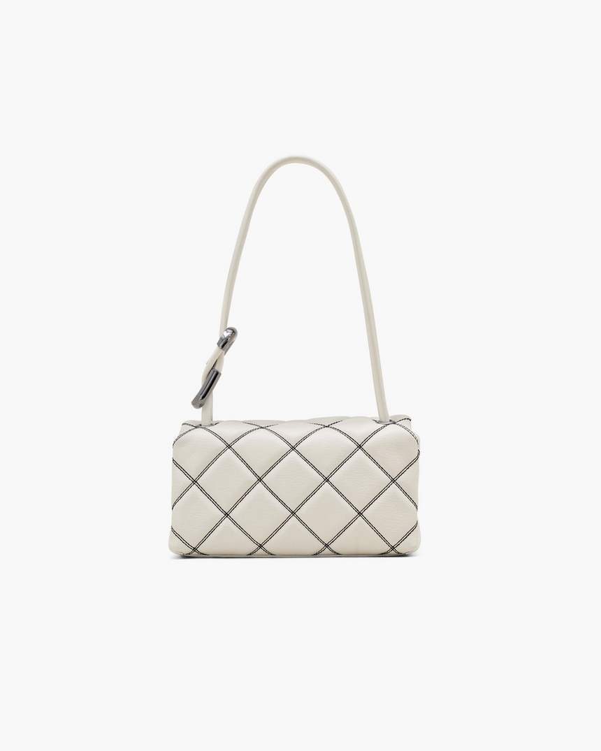 bolsa de ombro dupla mini acolchoada bicolor