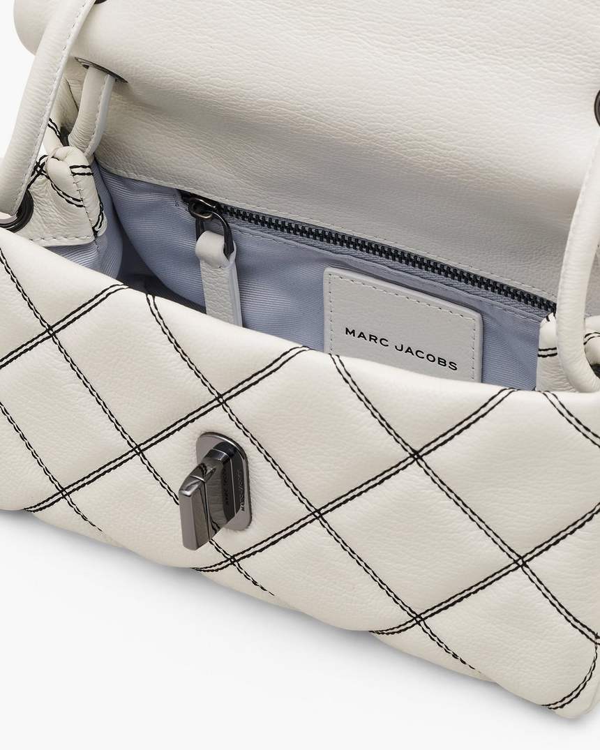bolsa de ombro dupla mini acolchoada bicolor