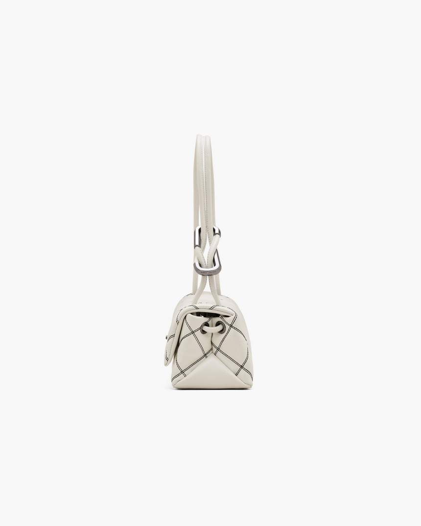 bolsa de ombro dupla mini acolchoada bicolor