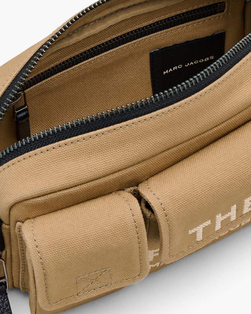 bolsa de ombro cargo em lona