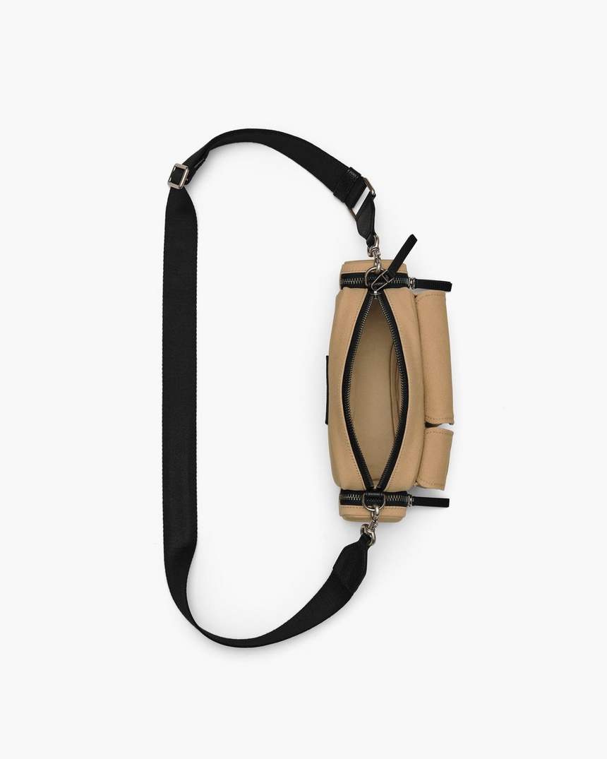 bolsa de ombro cargo em lona