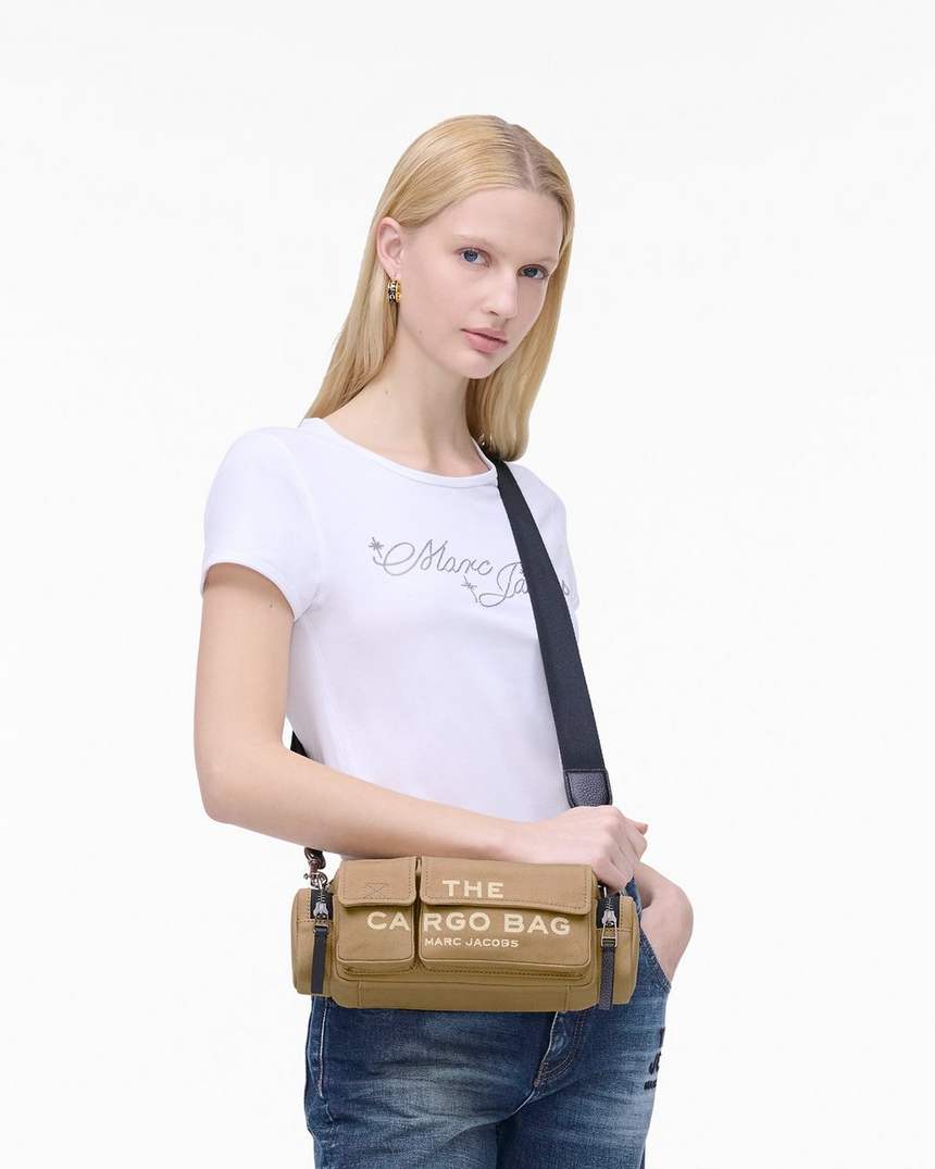 bolsa de ombro cargo em lona