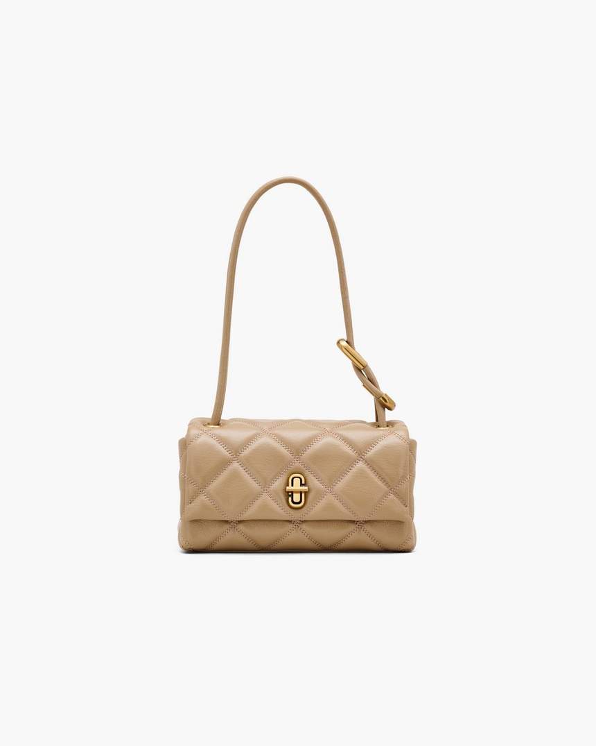 bolsa de ombro dupla mini acolchoada