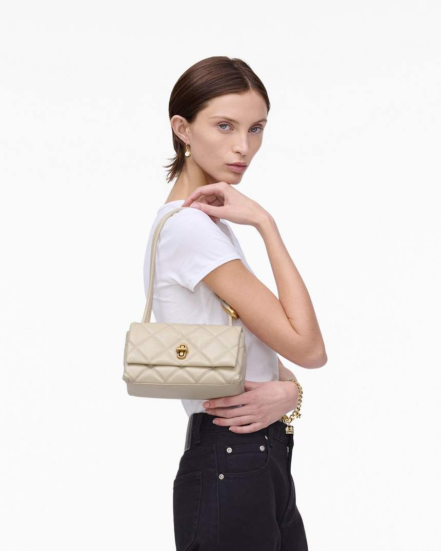 bolsa de ombro dupla mini acolchoada