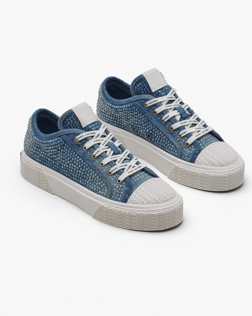 tênis crystal denim