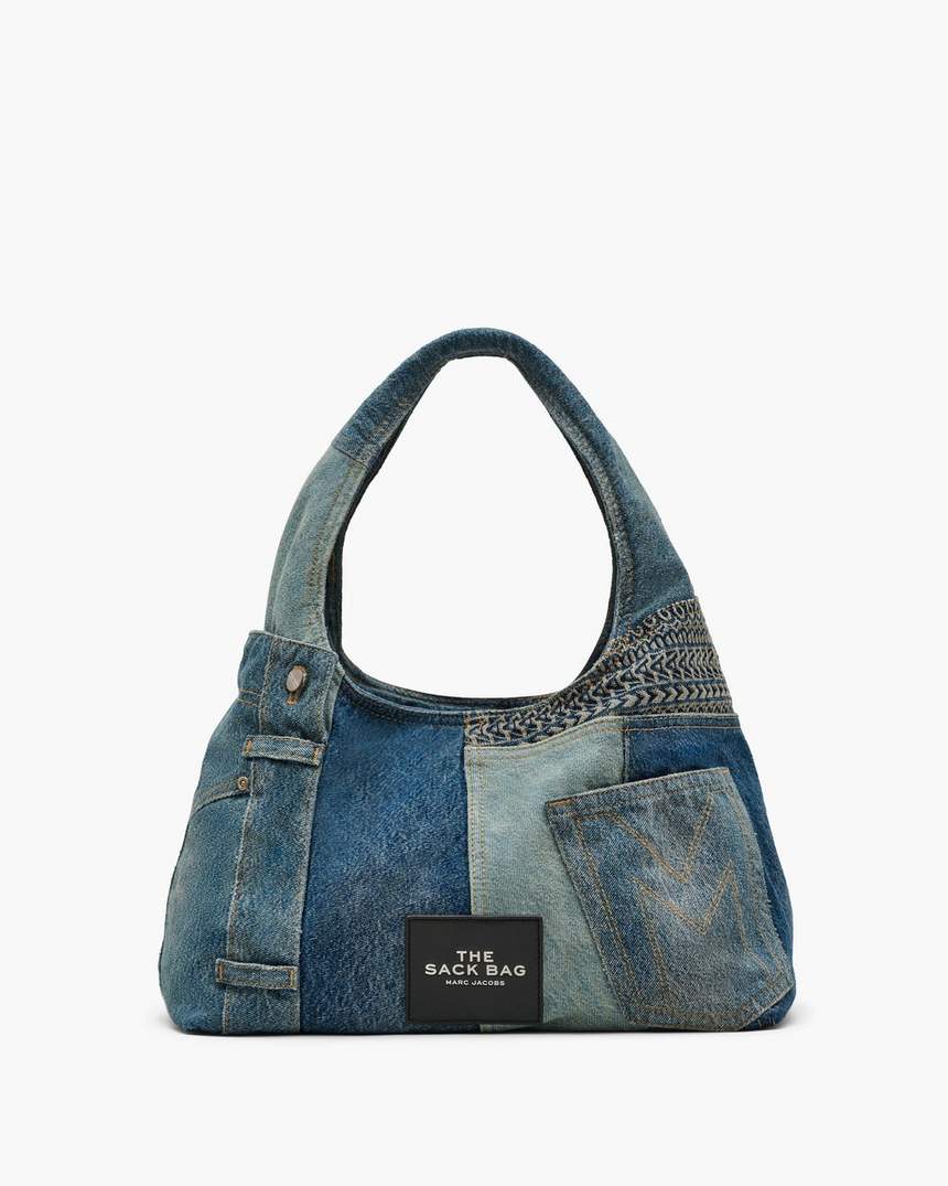 saco de jeans desconstruído