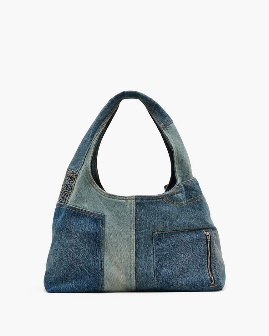 saco de jeans desconstruído