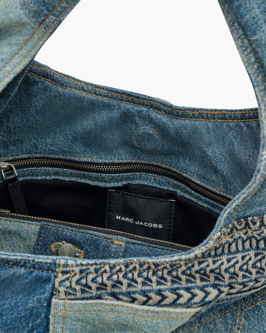 saco de jeans desconstruído