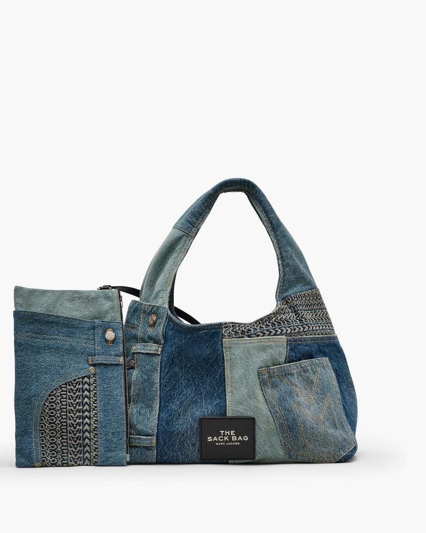 saco de jeans desconstruído