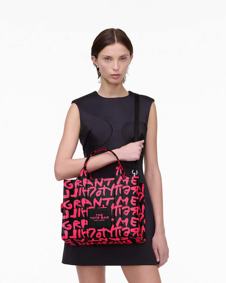 bolsa tote média stephen sprouse x marc jacobs