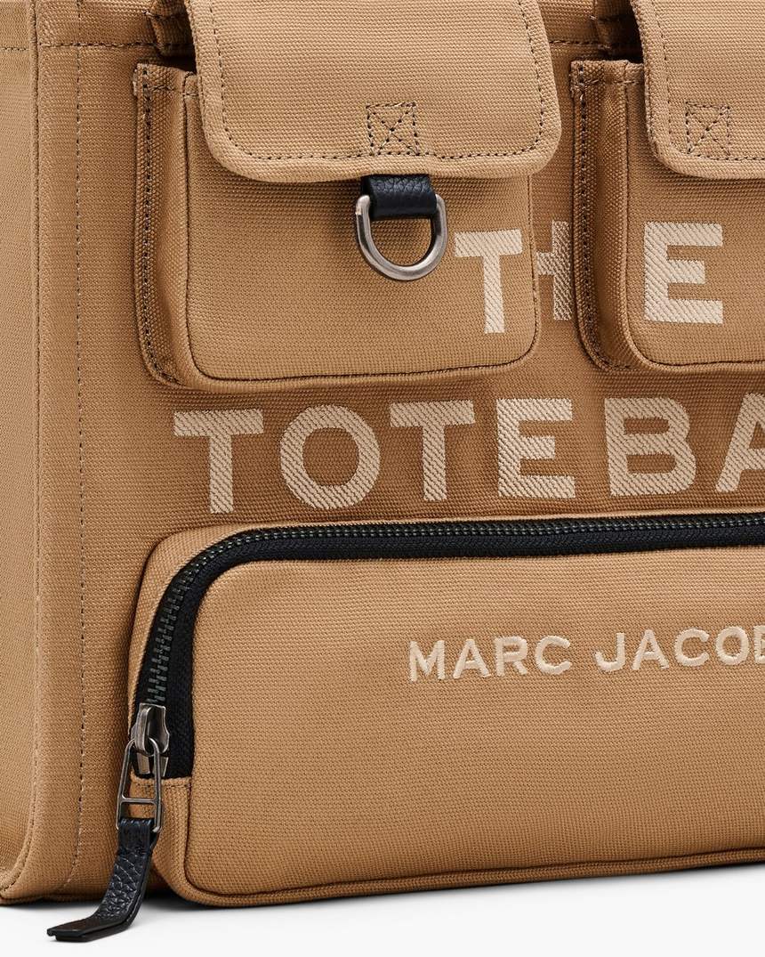 bolsa tote média de lona cargo