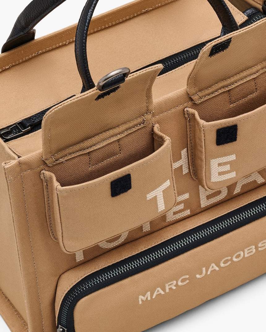 bolsa tote média de lona cargo