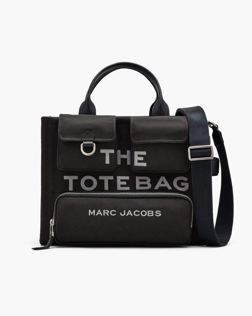 bolsa tote média de lona cargo