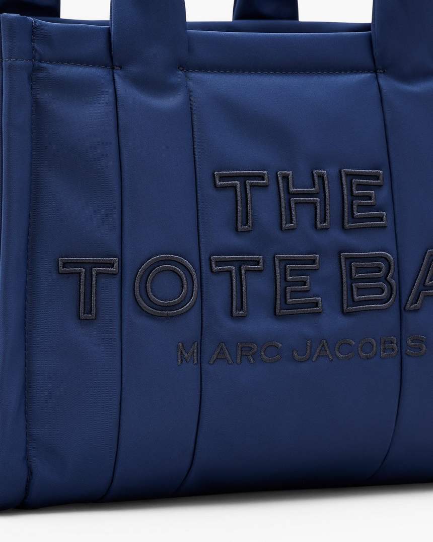 bolsa tote média de nylon acolchoado