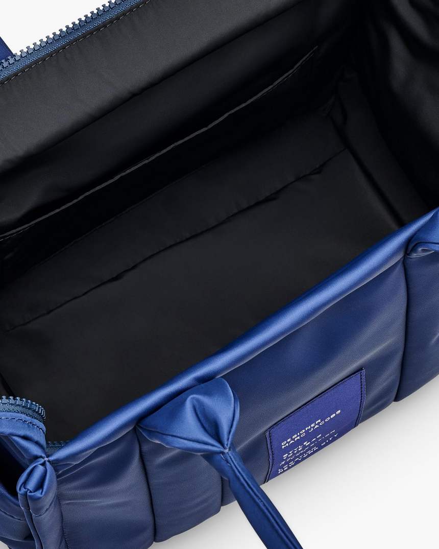 bolsa tote média de nylon acolchoado