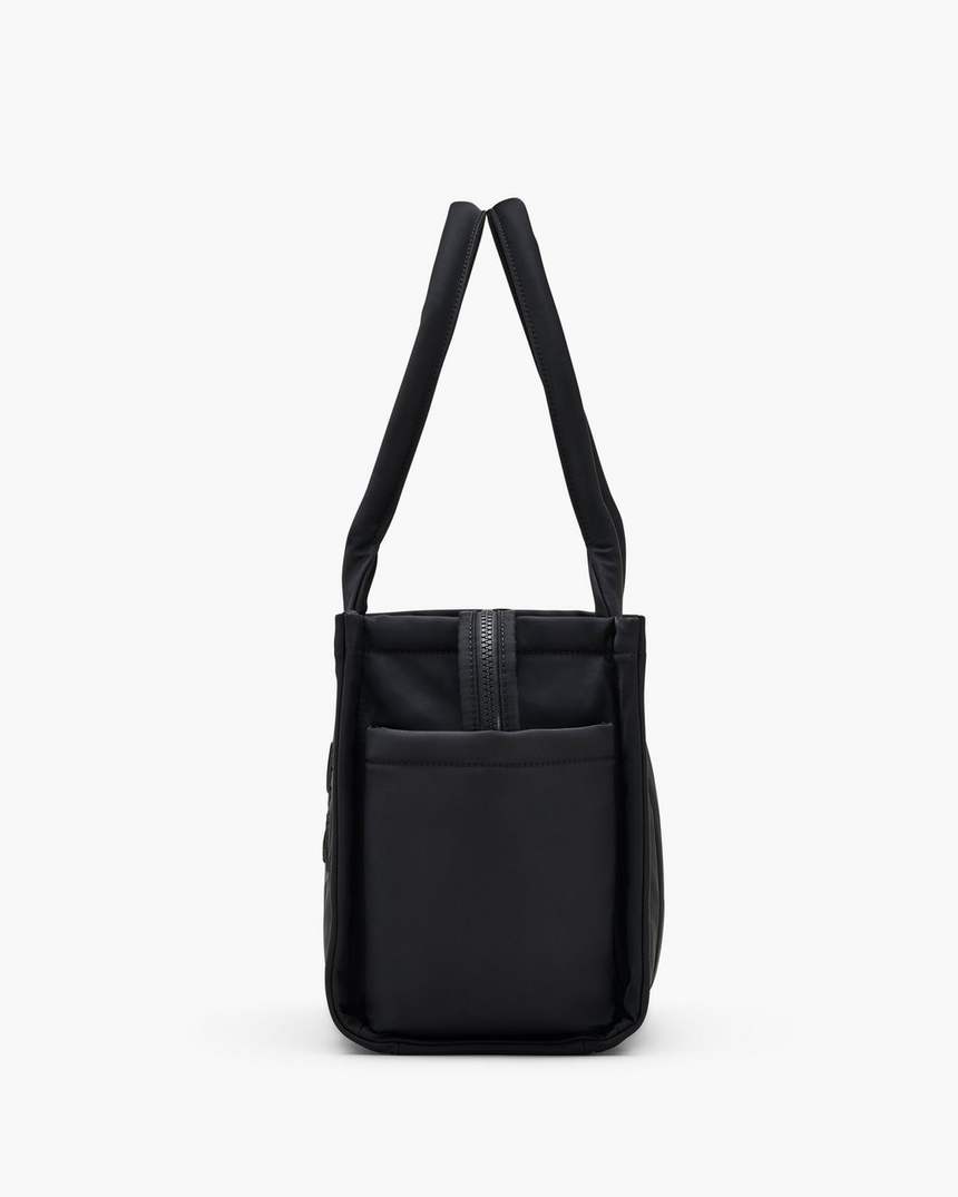 bolsa tote média de nylon acolchoado