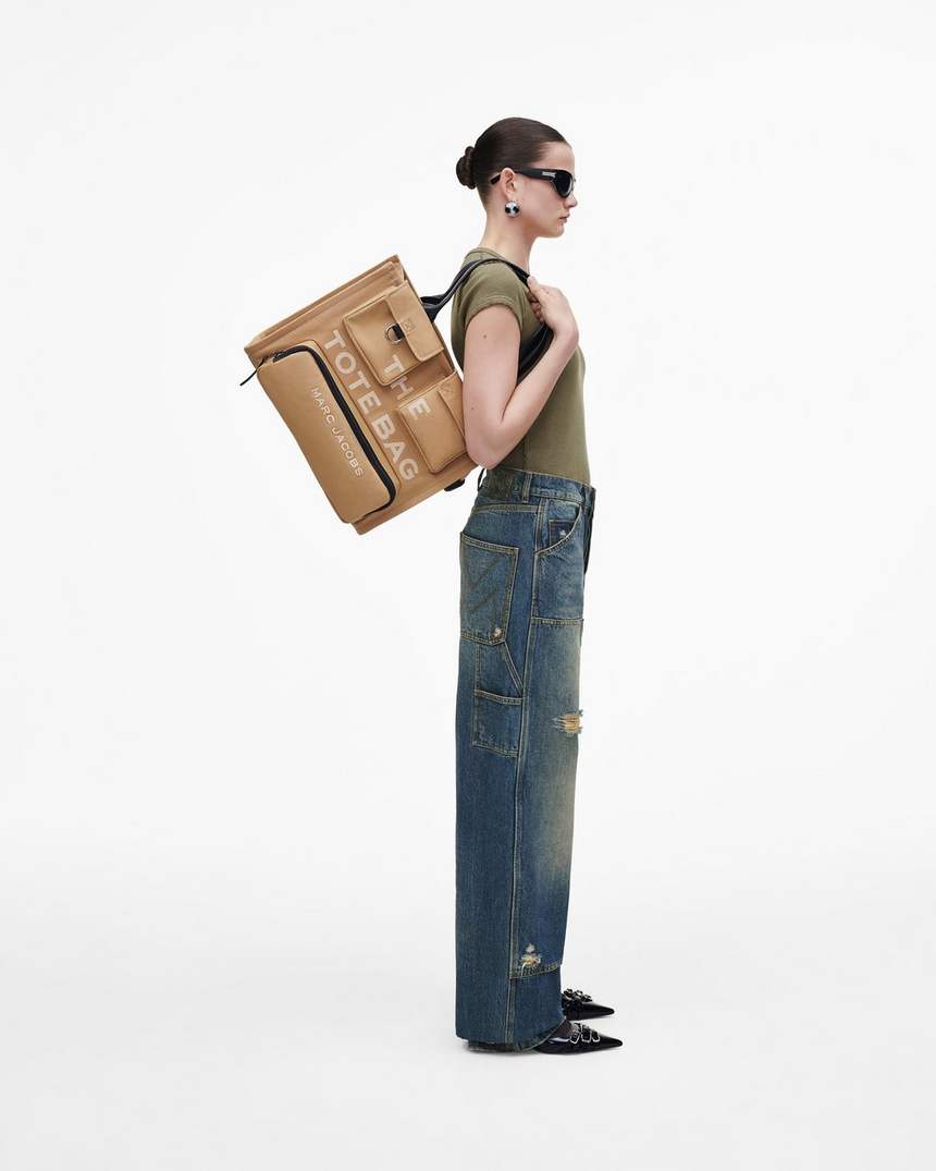 bolsa tote grande de lona cargo