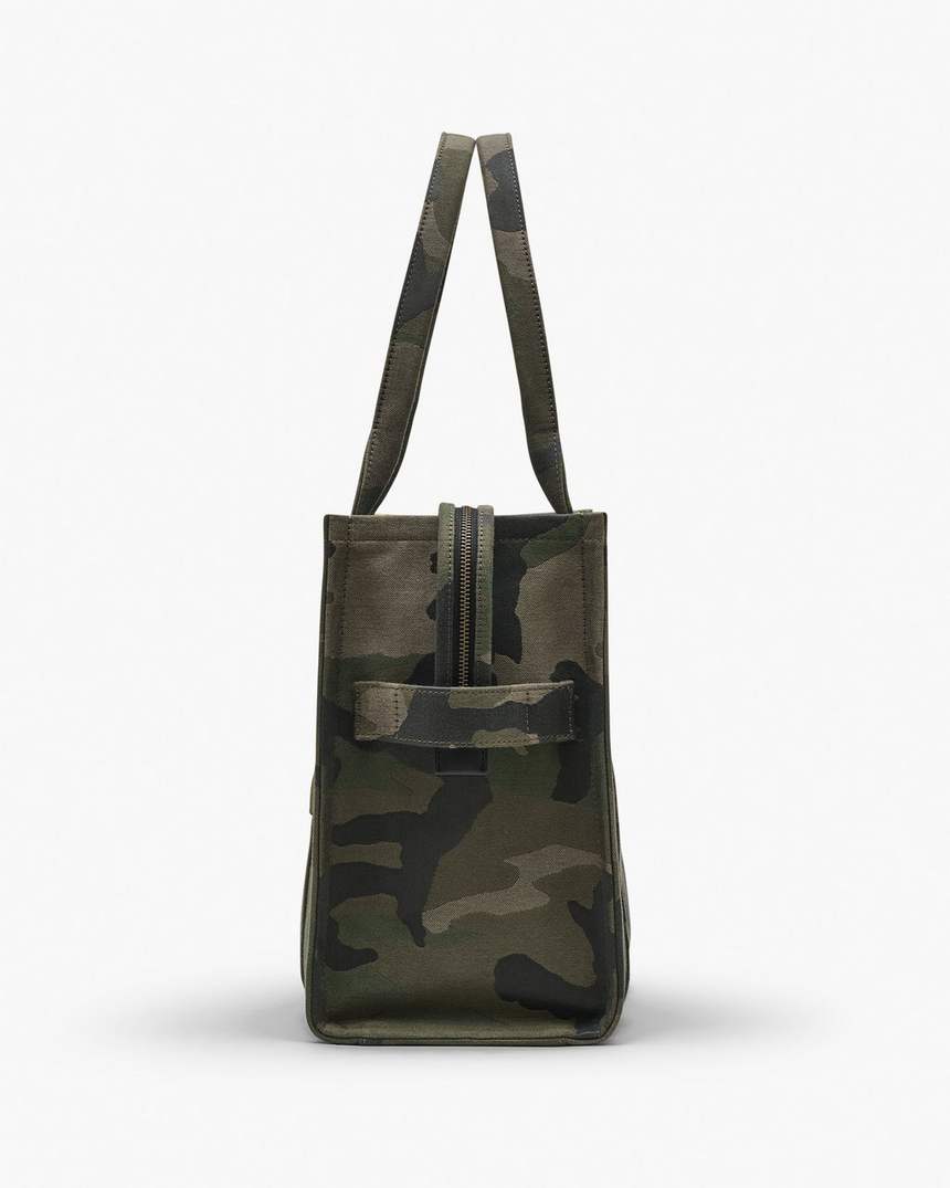 bolsa tote grande camuflada jacquard