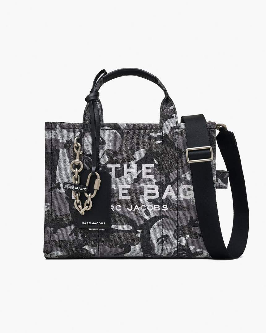 bolsa tote média marc camo denim